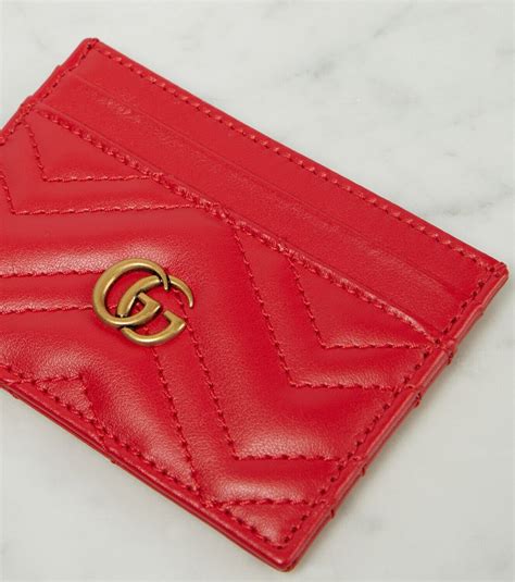 used gucci card holder|Gucci card holder with keychain.